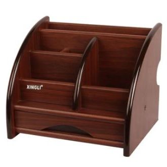 Wooden Pen Stand Holder /Mobile Holder And Remote Stand (Size 270Mmx 166Mmx 150Mm)