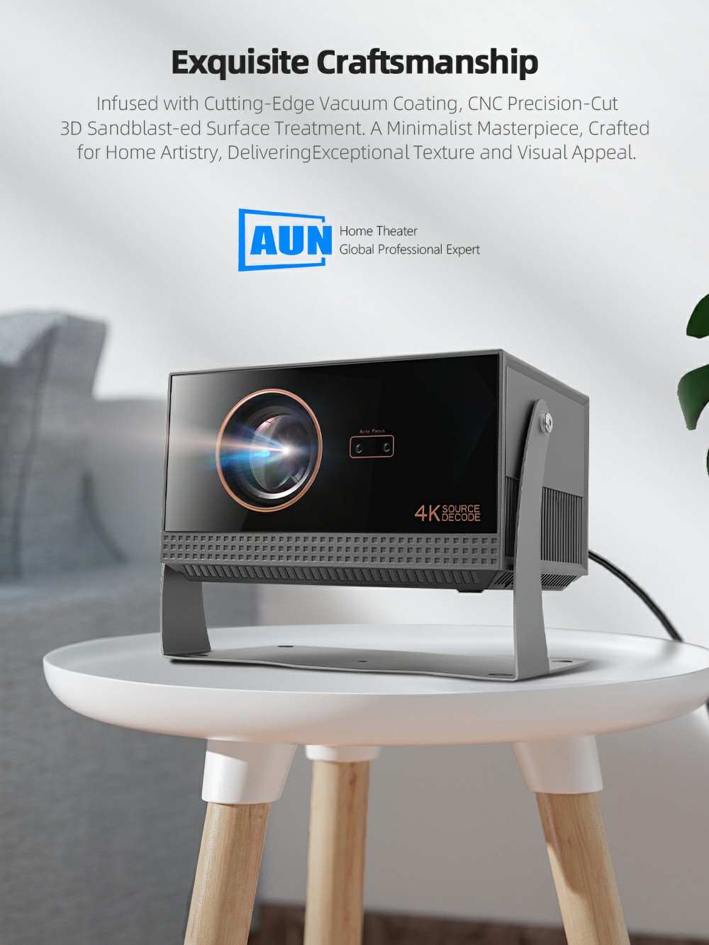 AUN A003 Pro Android TV Projector Full HD 1920x1080P Home Cinema 3D Movie Theater Auto Focus Wifi LED Smart TV 4K Video Projector