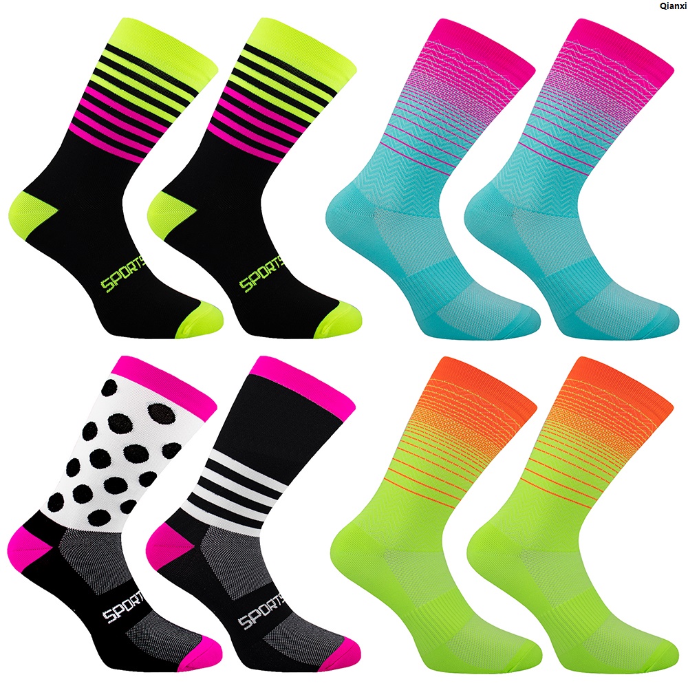 QianxiHigh Quality TIMUBIKE Sport Socks Unisex Cycling Socks Men Outdoor Sports Socks Bike Footwear for Road Bike Socks Running Basketball