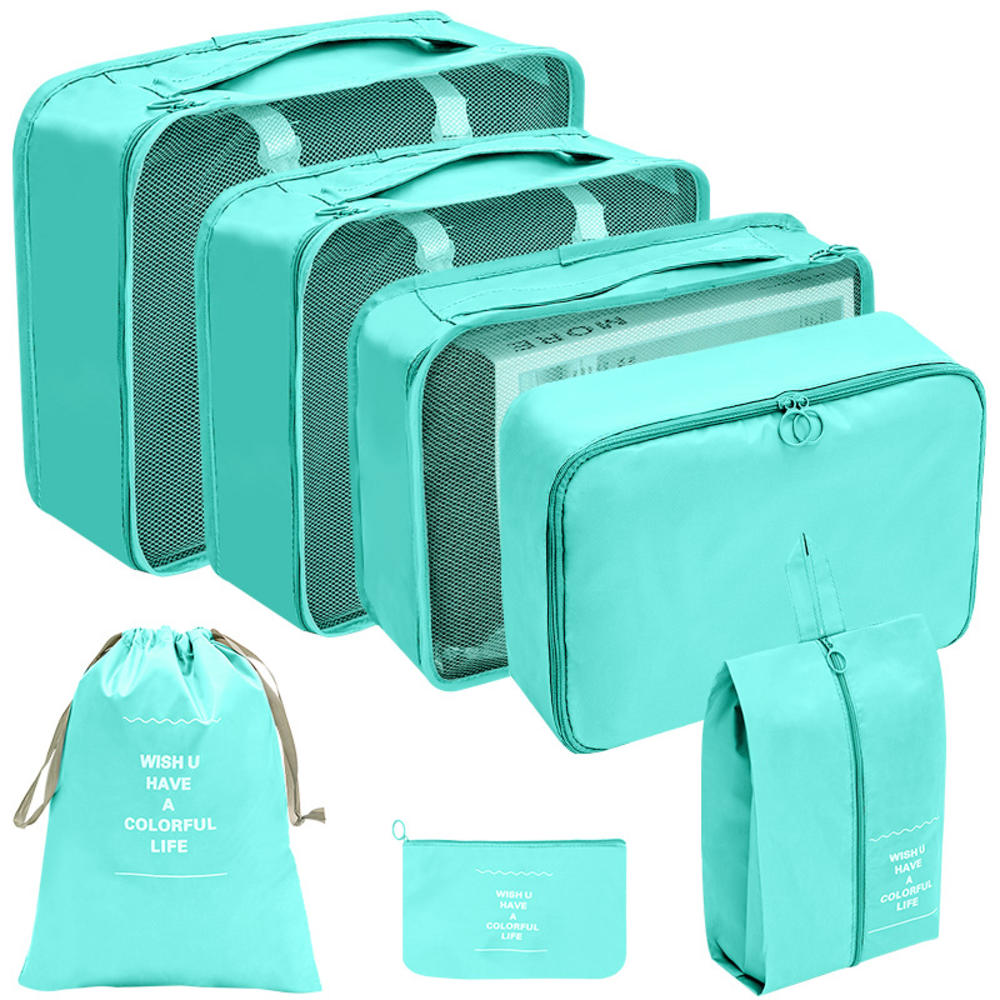 Clothes Travel storage bag Easy-to-use 1PCS set Durable material Luggage organizer Compact size Easy to carry Portable suitcase for Traveling Camping Business trips Backpacking Organization for(33x27)