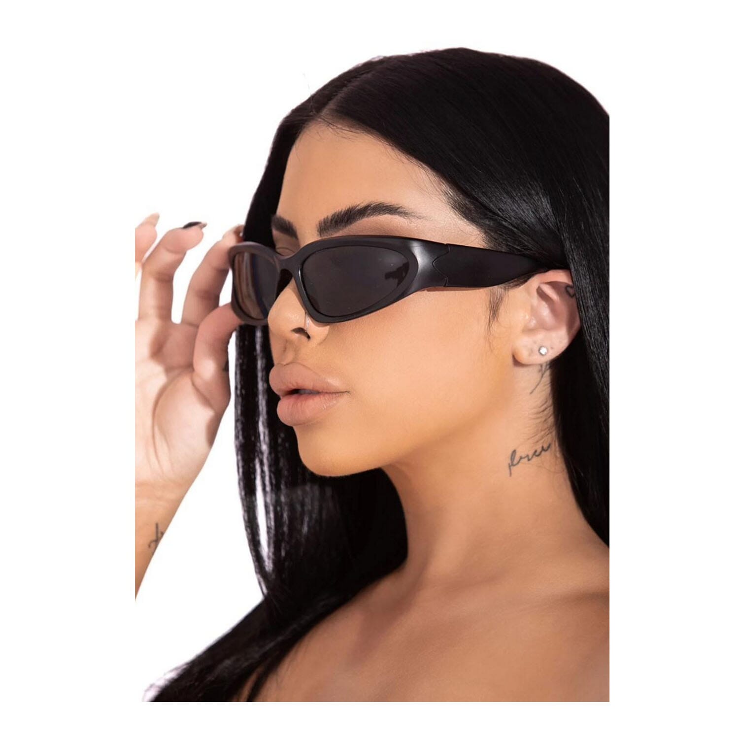 Black Unisex Y2k Sunglasses For Men And Women
