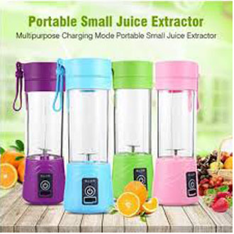 380Ml Portable Electric Mini Usb Juicer Bottle Cup Blender For Making Juice, Shake, Smoothies With Rechargeable Battery
