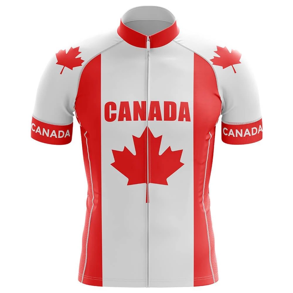 HOT Duvel Cycling Jersey Summer Men's Canadian National Team Cycling Clothing Road Race Bike Shirt Bicycle MTB Clothes Maillot