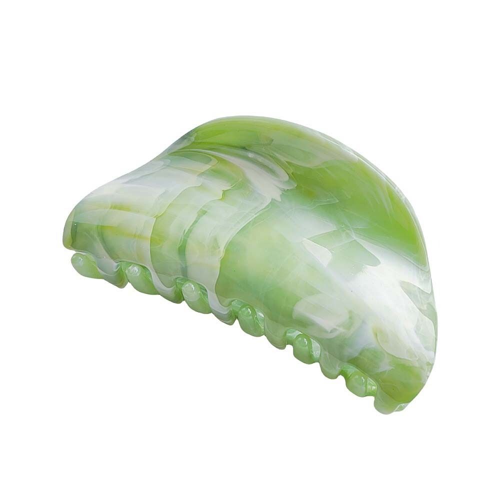 Temperament Cloud Shape Acetate Hair Clips Illusory Color Hair Grab Clip Barrettes High Ponytail Clip Leopard Print Geometry Hair Claw Daily