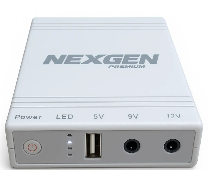 NexGen 10400mAh UPS For Router,Modem,Security Camera,Smartphone & Fingerprint Recorder Backup Up To 12 Hours
