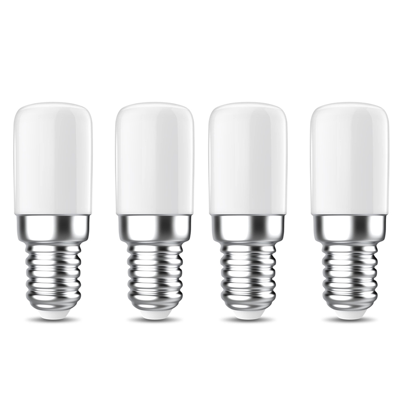 Fridge Bulb, 1.5W E14 LED Light Bulb, 150LM Cool White 3000K Energy Saving Light Bulbs, for Fridge, Cooker Hood 4 Pack