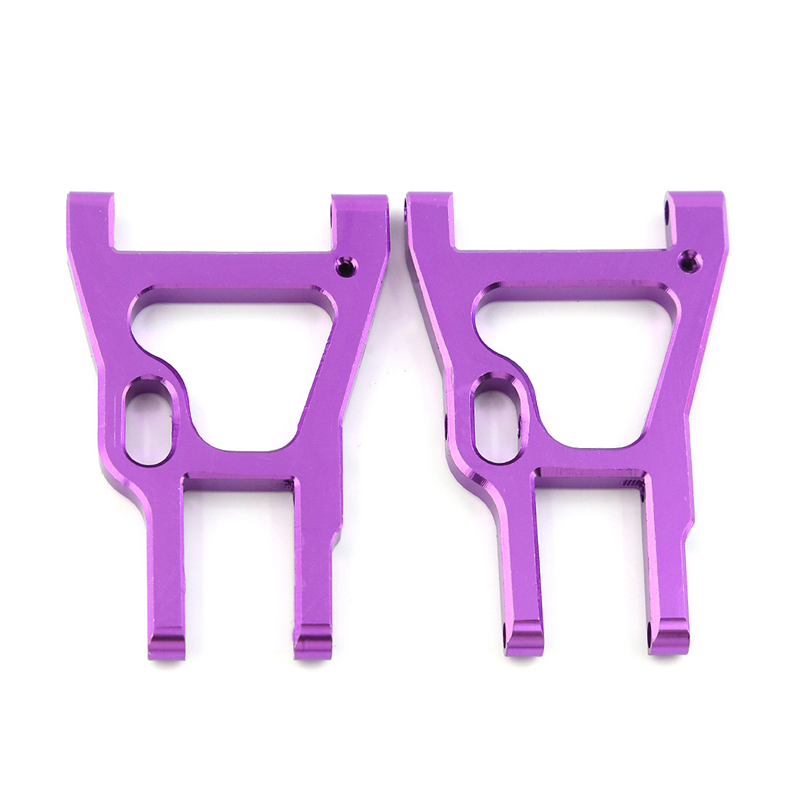 2PCS 102019 Metal Front Lower Suspension Arm 02008 (02161) for 94123 94103 1/10 RC Car Upgrades Parts Accessories,4