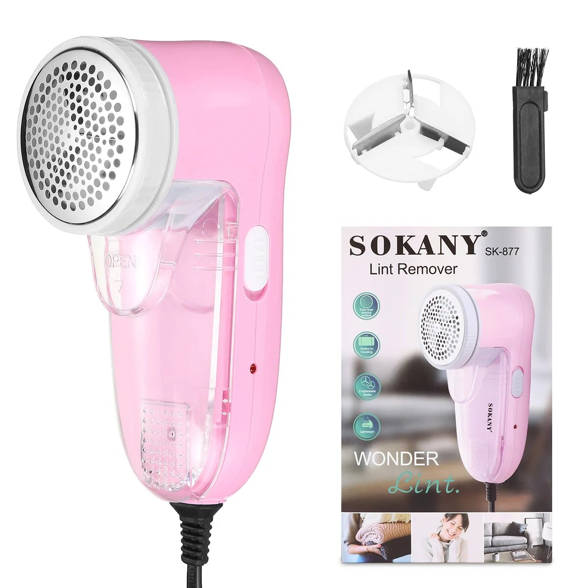 Rechargeable Sokany Cloth Fuzz/Lint/Fluff Re