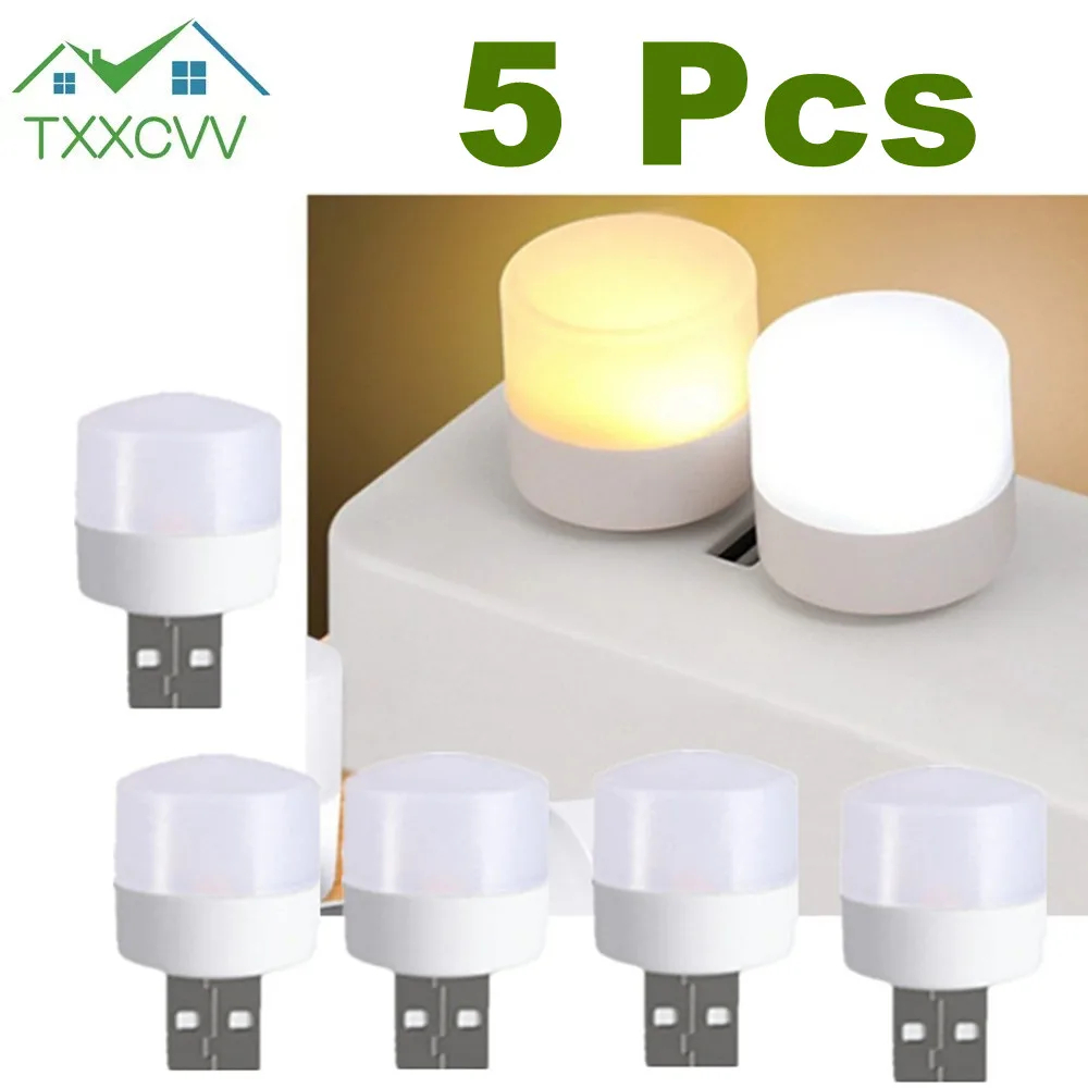 Mini USB Flexible LED Light Lamp: Portable Reading Lamp for Laptop, Power Bank
