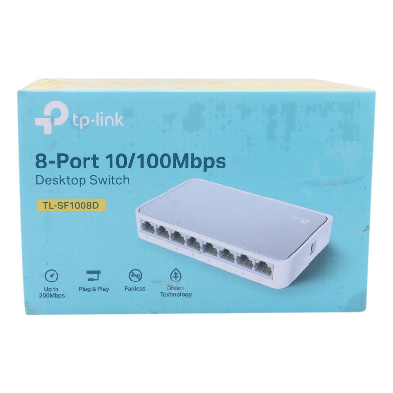 TP-LINK SF-1008D 8-Port 10/100Mbps Desktop Switch