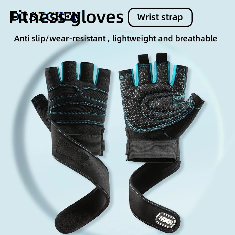 DISICHEN Hot Selling Gym Gloves M/L/XL Fitness Weight Lifting Gloves Body Building Training Sports Exercise Sport Workout Glove for Men Women