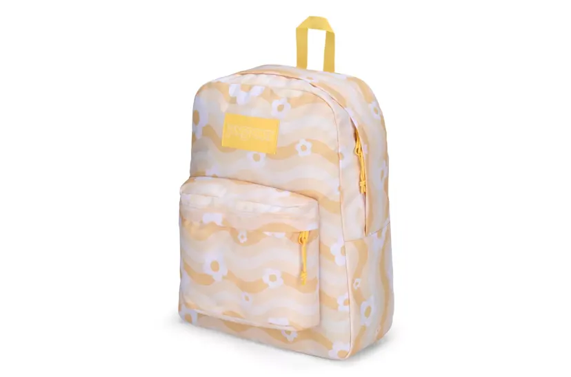Jansport Superbreak Plus Flower Power Yellow for Unisex