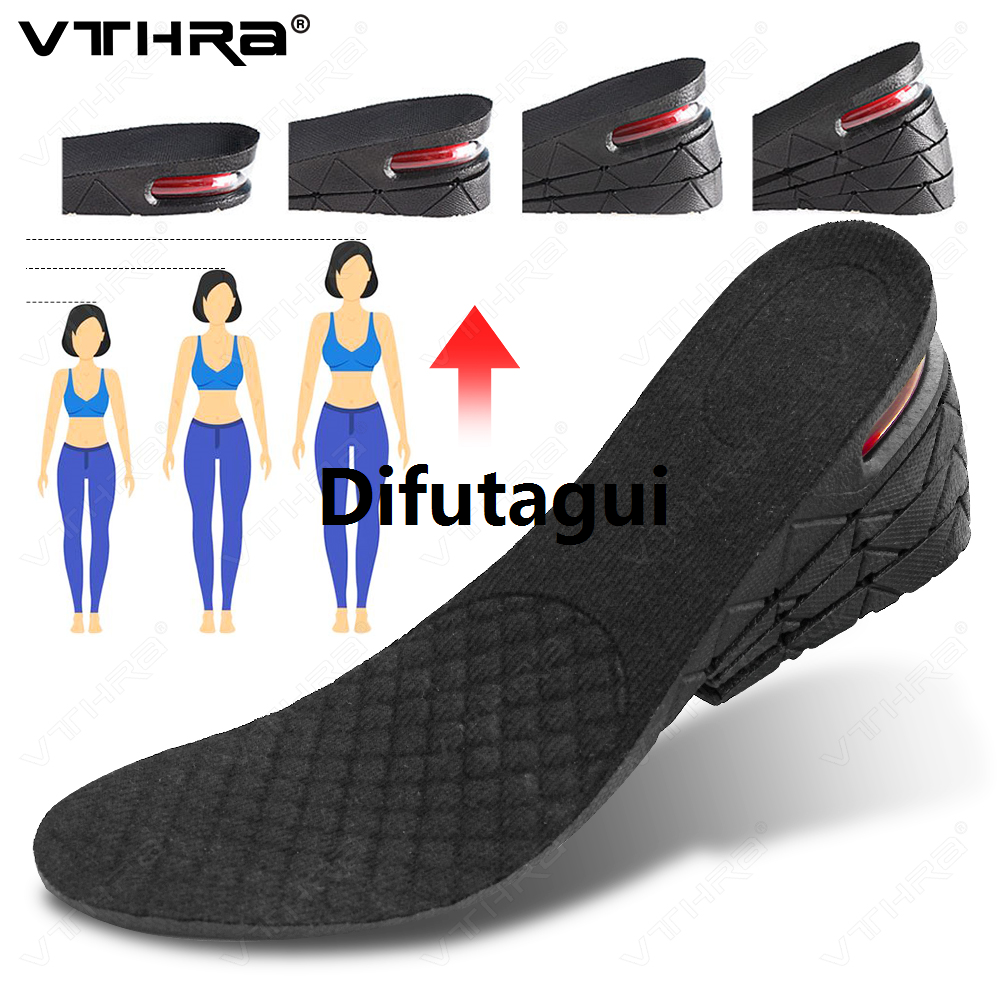 Difutagui New specials Height Increase Shoes Insoles Cushion Heighten Growing Soles Sales promotion Lift Adjustable Cut Insert Taller Sports Pad Height Template Unisex