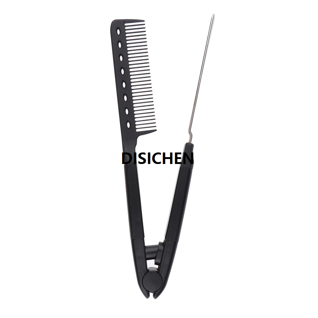 DISICHEN Comb Straightener Antistatic Foldable Pocket Hairdressing Brushes Highlighting Comb Sectioning Combs Fashion
