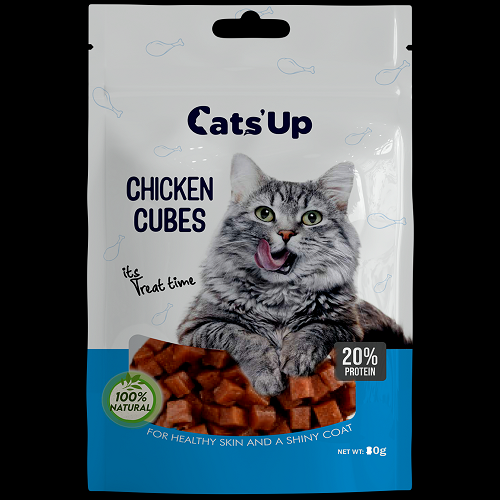 Cat Treat | Feline Treats For Healthy and Shiny Coat With 15-20 Percent Protein - 50g