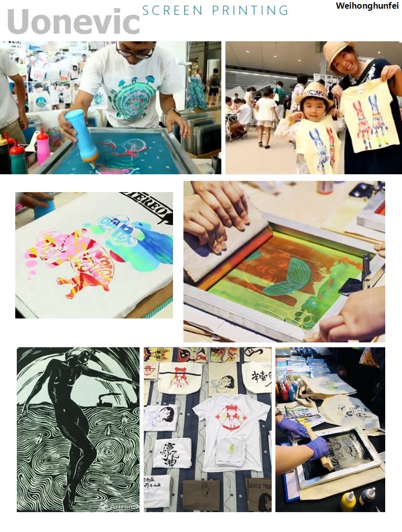 WeihonghunfeiSales promotion Tools/Paper Pigments Printing Templates, Clothes, Color Ink, Silk Screen, Textiles, Water-based, 100ml/Cardboard/Fabric, DIY Paint New