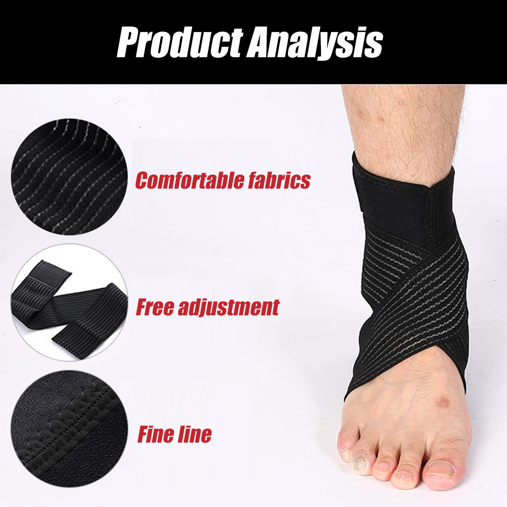 Sutuiying 1Set Ankle Brace Breathable Strong Support for Sprained Ankle, Stabilize Ligaments, Prevent Re-Injury, Adjustable Ankle Wrap
