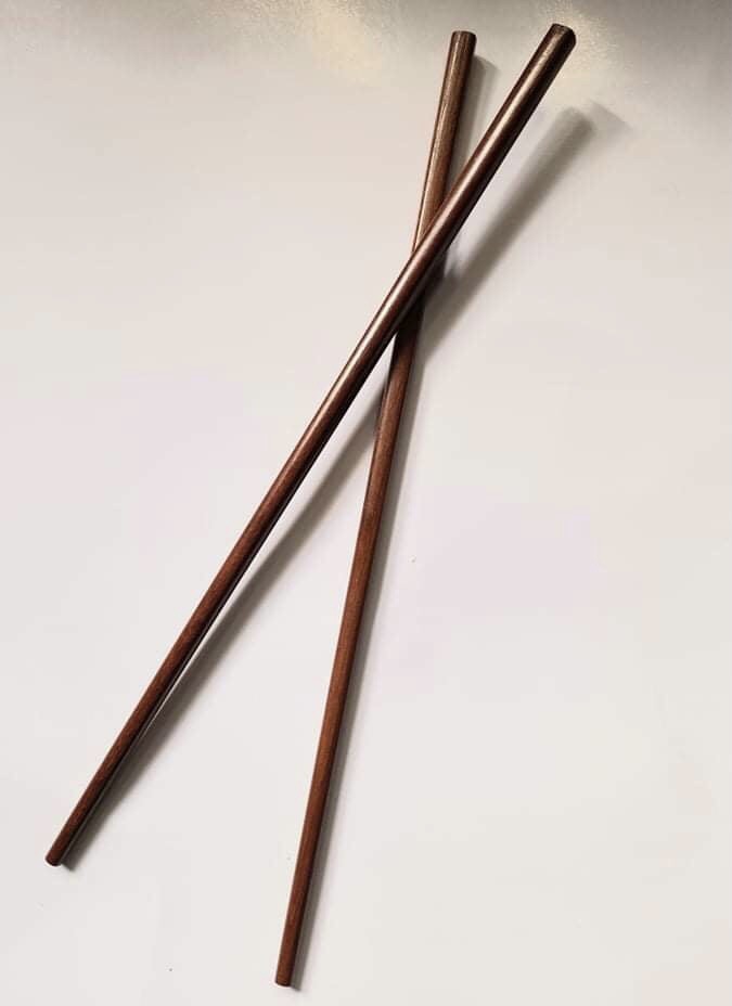 Vylon Reusable Wooden Chopstick 2 pair, Wooden Chopstick, Korean Japanese Noodles Chopstick