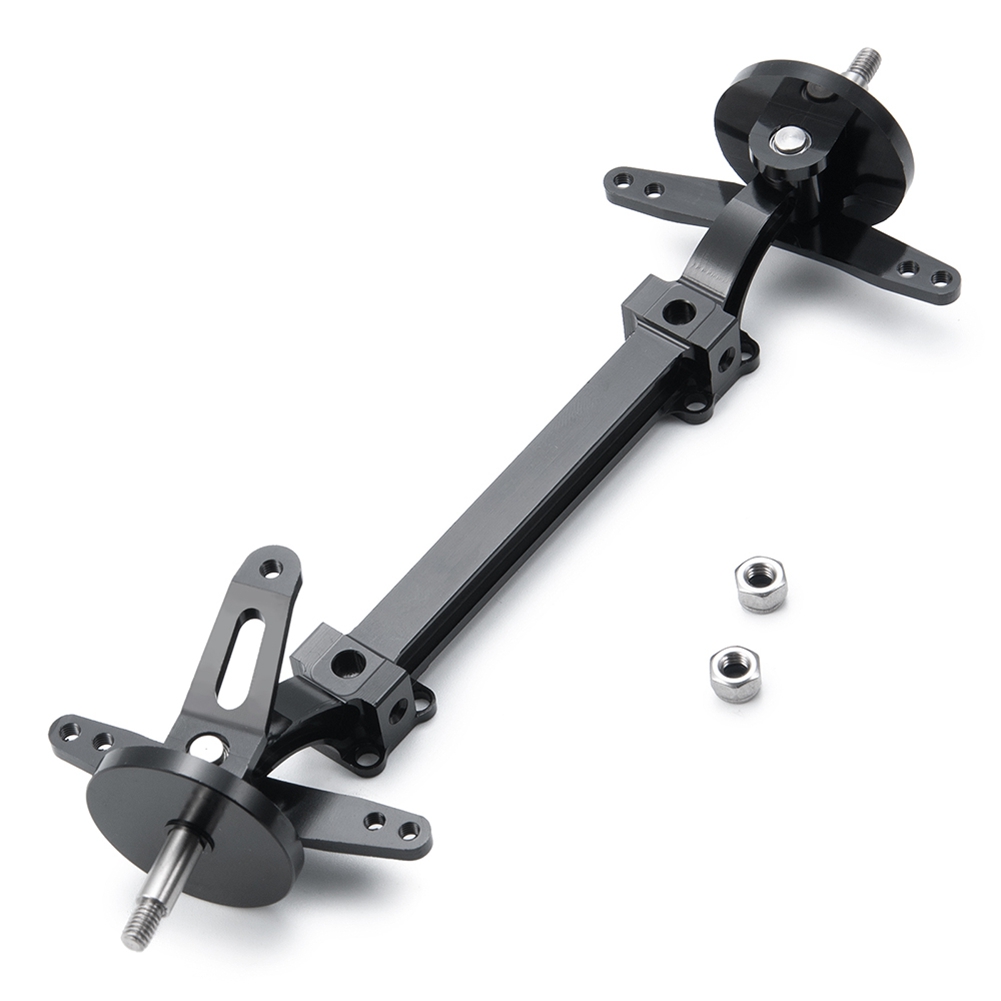 Metal Front Axle Steering Assembly Link Pole Linkage Rod No Power for 1/14 RC Truck Tractor Car Upgrades Parts,1