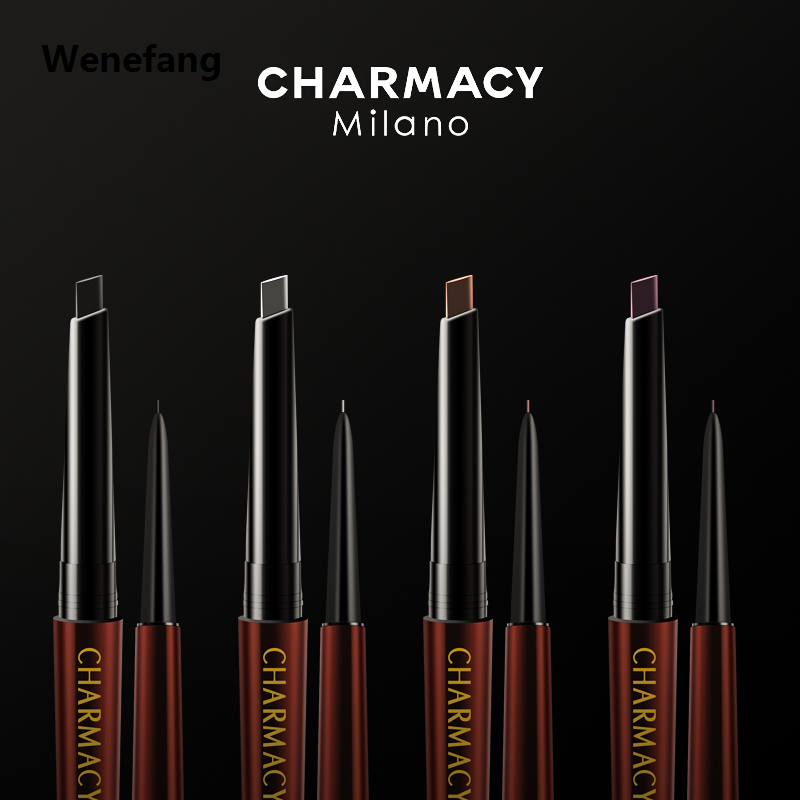 Wenefang CHARMACY 6 Color Long Lasting Waterproof Double Headed Eyebrow Pencil Natural Wild Brows Shaping Drawing Makeup Women Cosmetic