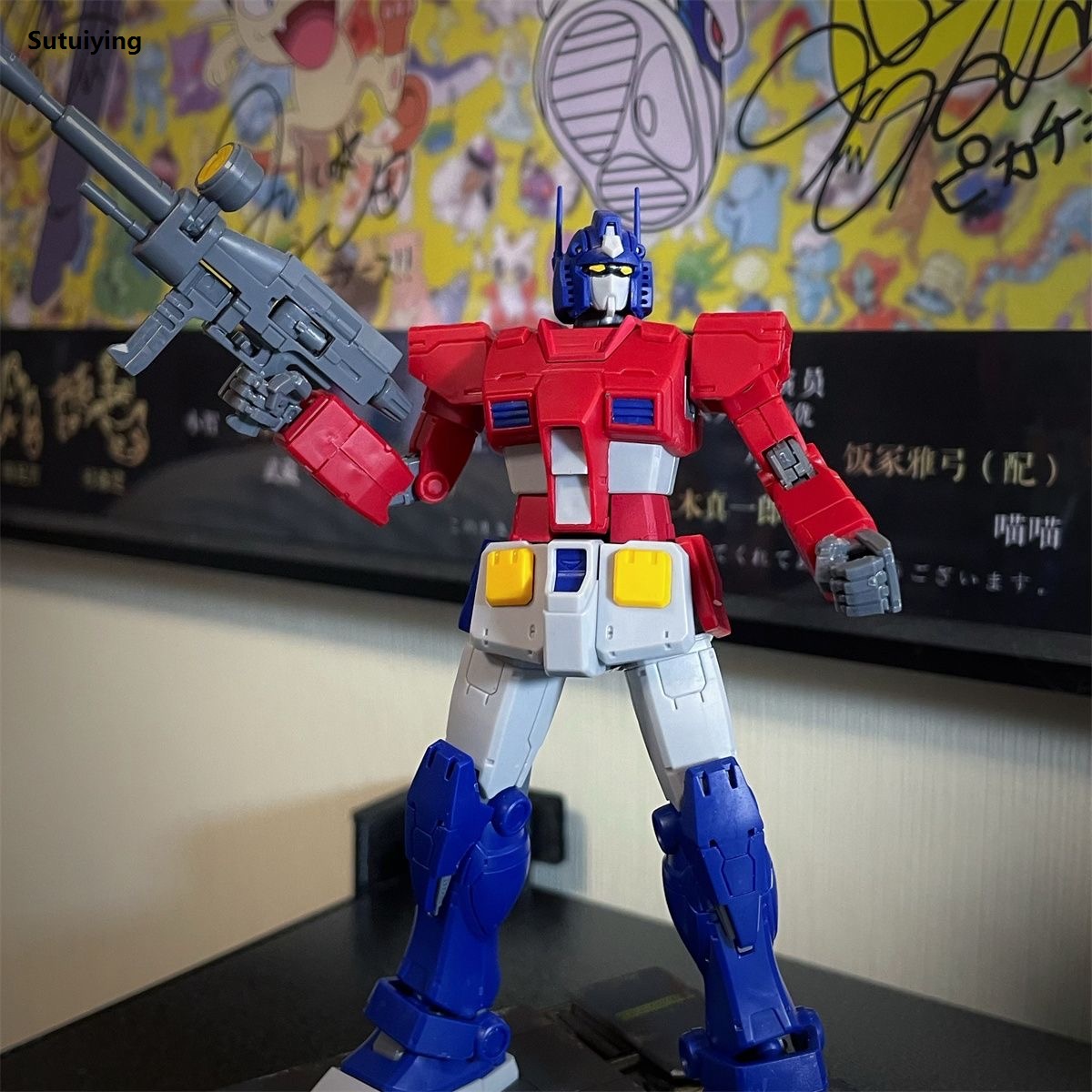 Sutuiying 012-6 Model Hg 1/144 Model Kit Rx-78-2 Special Color Op New Ver A Action Figures Robot Plastic Model Kids Toy Gifts