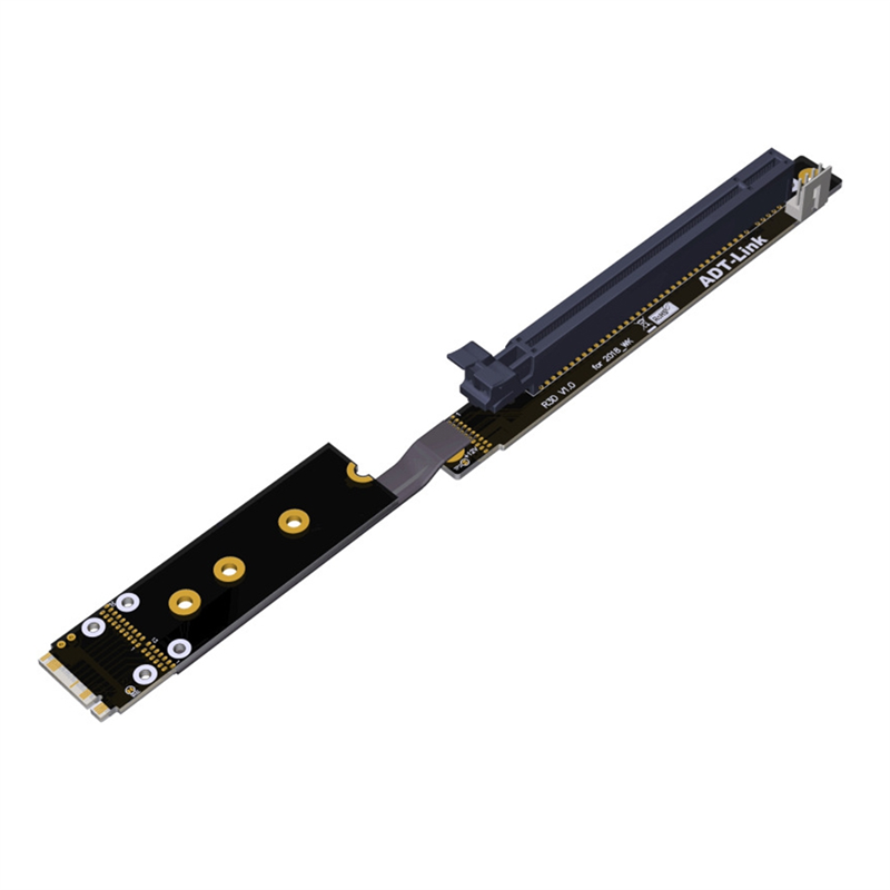 Enhanced M.2 NVMe to PCI-E 4.0 X16 Gen4 Extension Riser, for Effective Mining AMD GPU GTX R43SD-WK