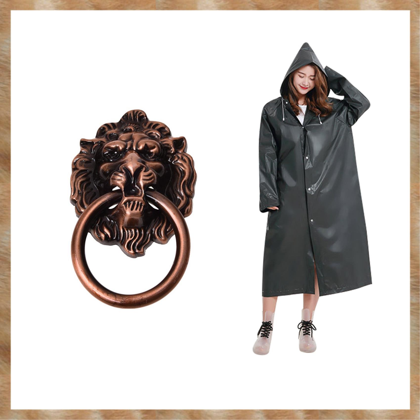 Antique Style Metal Shaped Drawer Pull Handle with Fashion Eva Raincoat Waterproof Raincoat