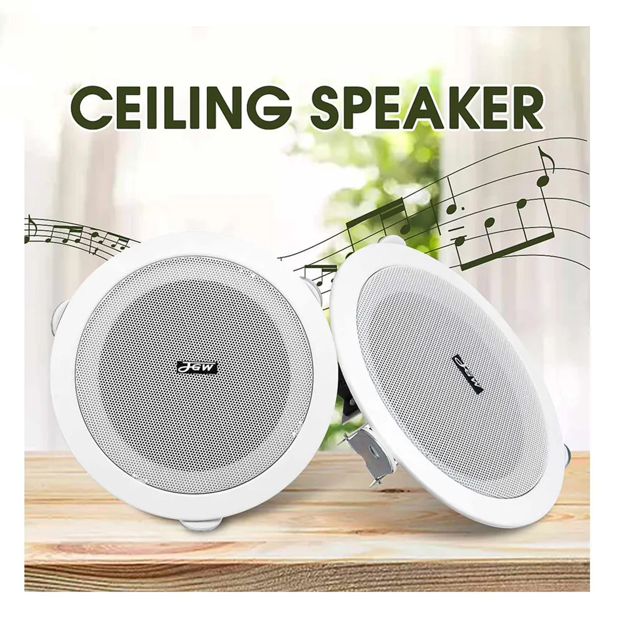 2pcs Ceiling Speaker Music Systems Loudspeaker Marine Boat Home Bathroom Car Audio Video System