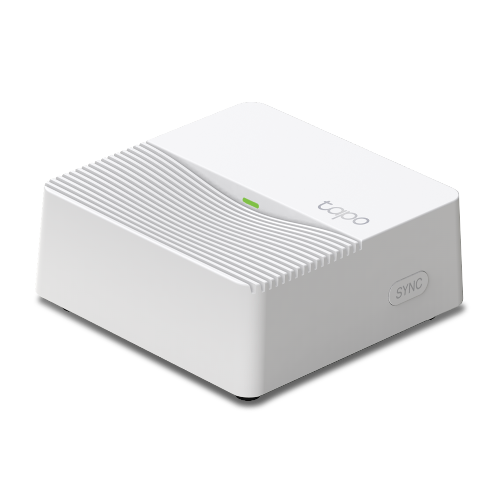 TP-Link Tapo H200 Tapo Smart Hub onnect up to 64 Smart + 4 Camera Devices, Sub-1G Low-Power Wireless Protocol, 512GB Local Storage