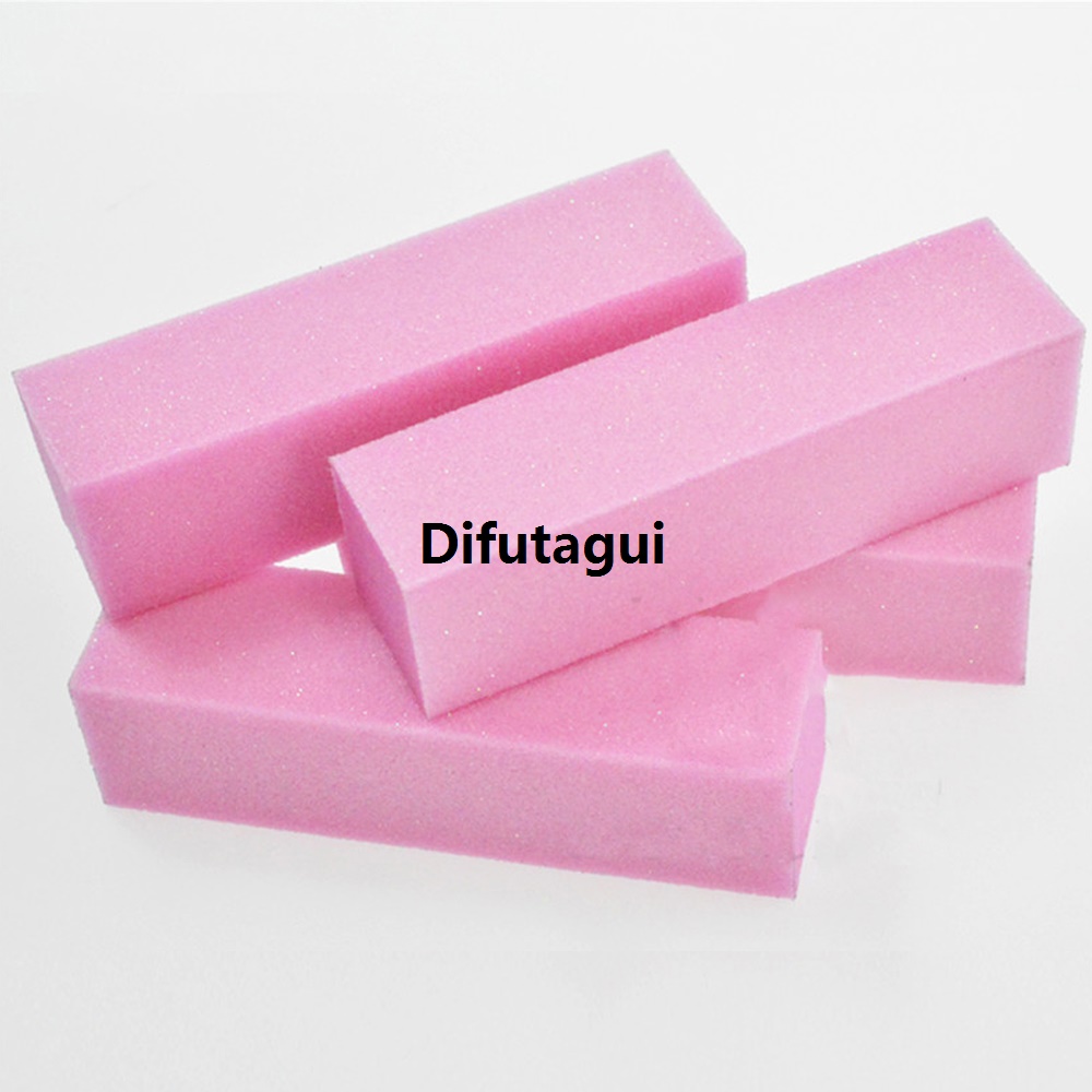 Difutagui 1 set Pink Nail Art Buffer Sanding Block Buffs Professional Nail Affordable Files Polishing Tools Pedicure Manicure Accessories Kits BETR05