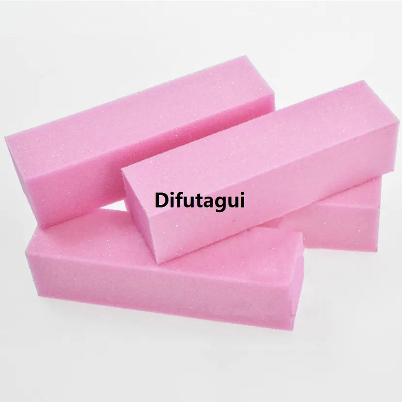 Difutagui 1 set Pink Nail Art Buffer Sanding Block Buffs Professional Nail Affordable Files Polishing Tools Pedicure Manicure Accessories Kits BETR05