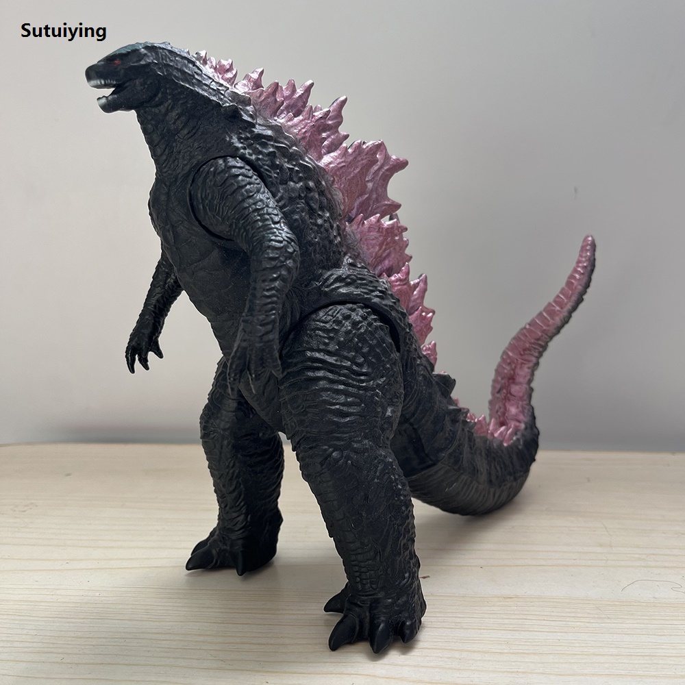 Sutuiying Godzilla X Kong : The New Empire New Colors Action Anime Figure 【2025 Version】 Titan Godzilla 22cm Soft Glue Monster Doll Model Ornaments Toys