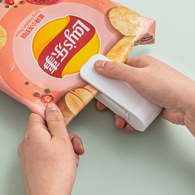 Mini Sealing Machine Bag Sealers , Battery Operate Sealer Machine , Heat Seal | Mini Plastic Bag Sealer