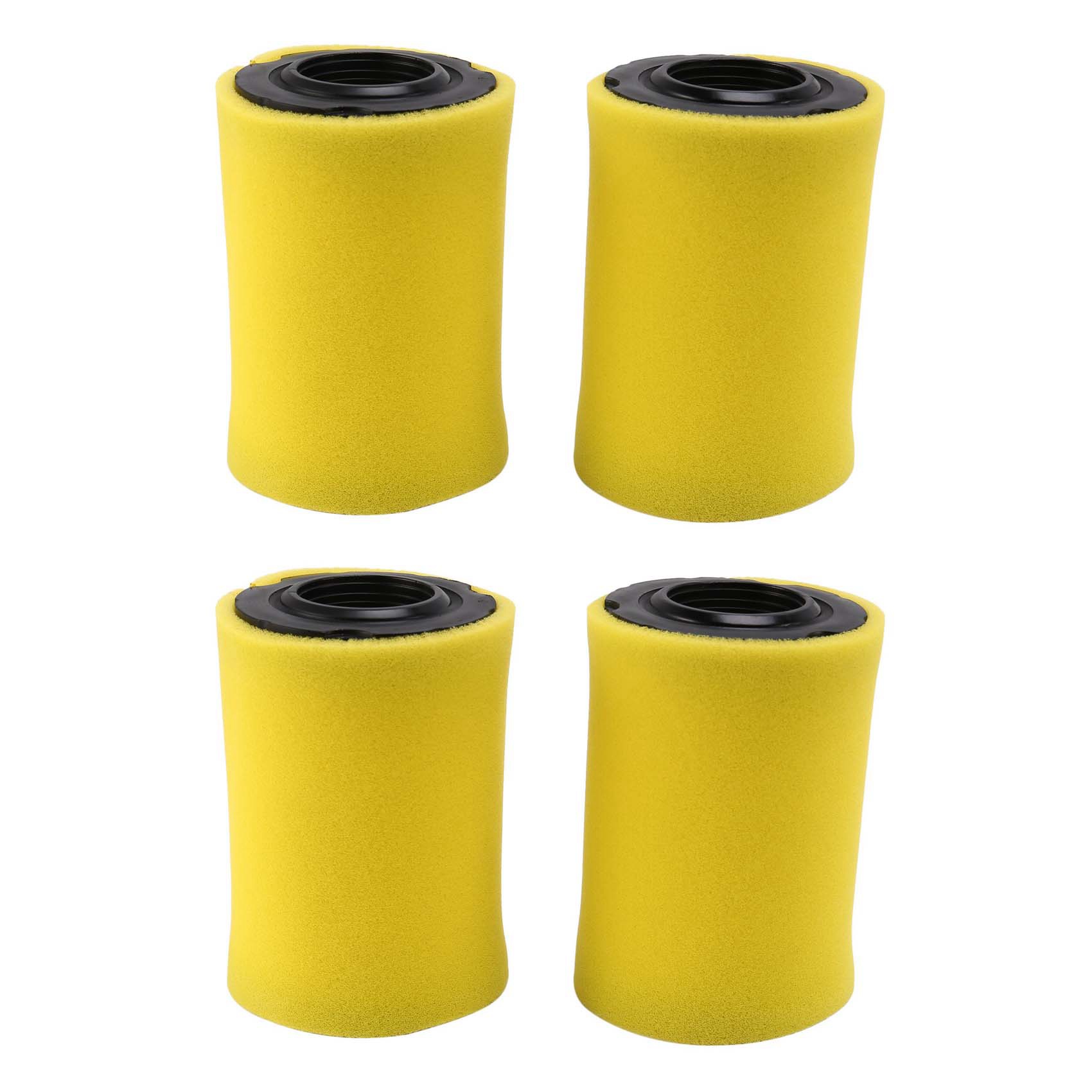 fasdaga Mower Air Filters Replace for Stratton 796031 (591334 or 594201) Plus 797704 Foam Pre-Cleaner (Pack of 4)