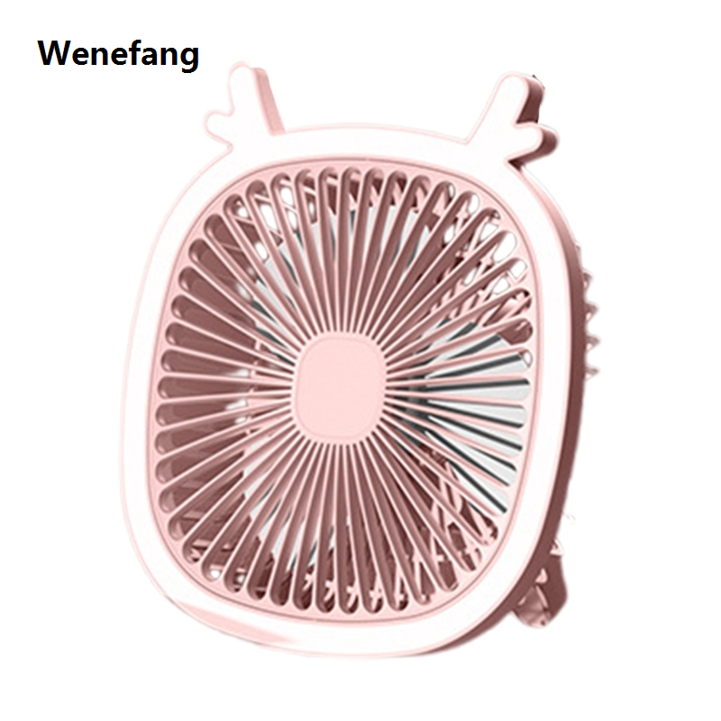 Wenefang Desk Fan Desktop Mini Cooling 3 Speed Quiet Small Table Fan for Home Office