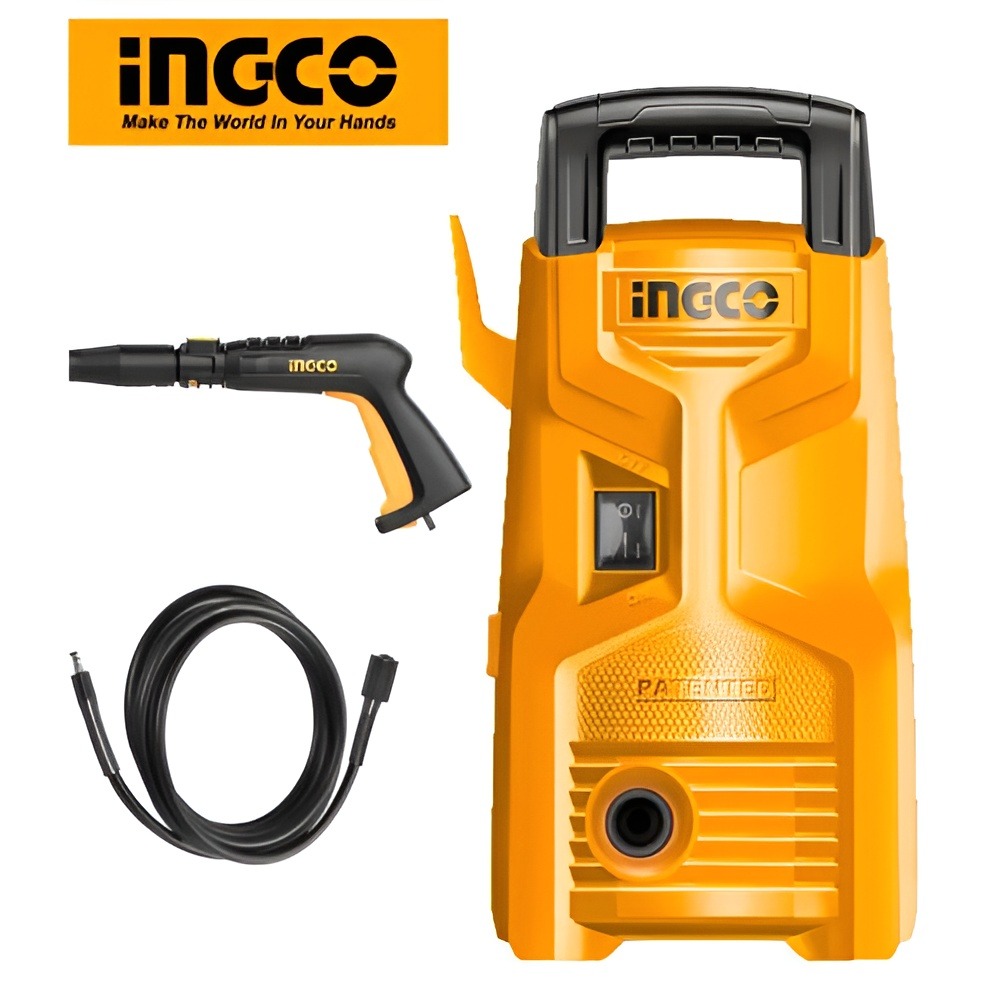 INGCO High Pressure Washer (1200W) For Car And House | Electric Powered Pressure Washer Tool