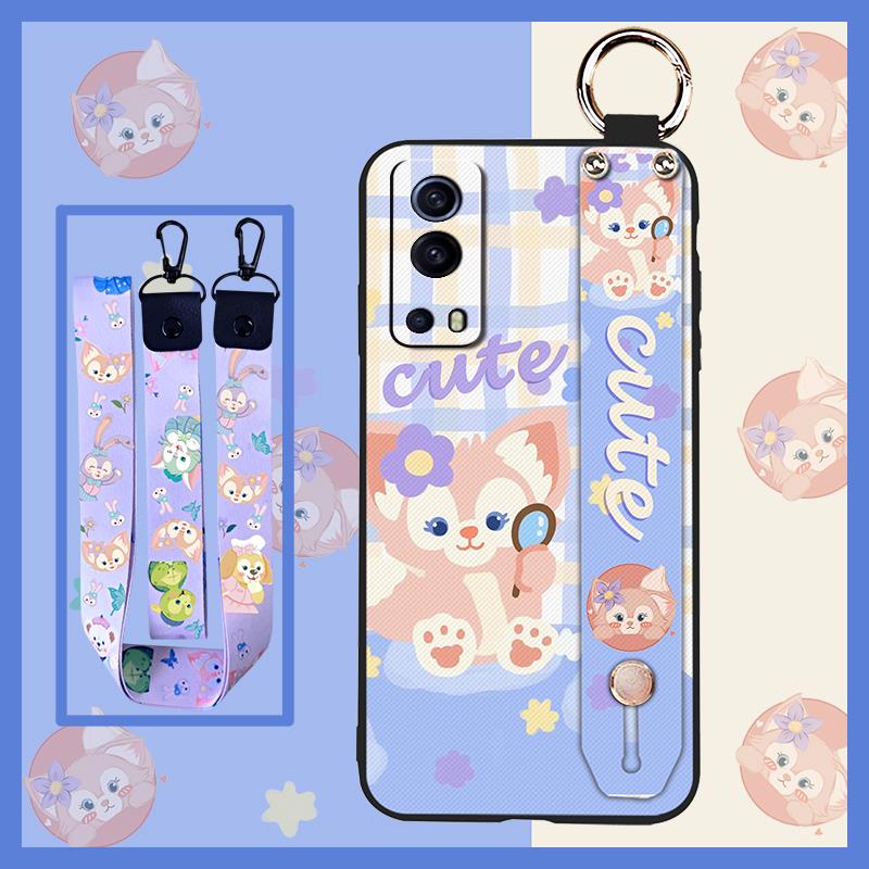Durable Anti-dust Phone Case For VIVO IQOO Z3 5G/Y72 5G/Y52 Anti-knock Phone Holder Shockproof Wrist Strap Waterproof
