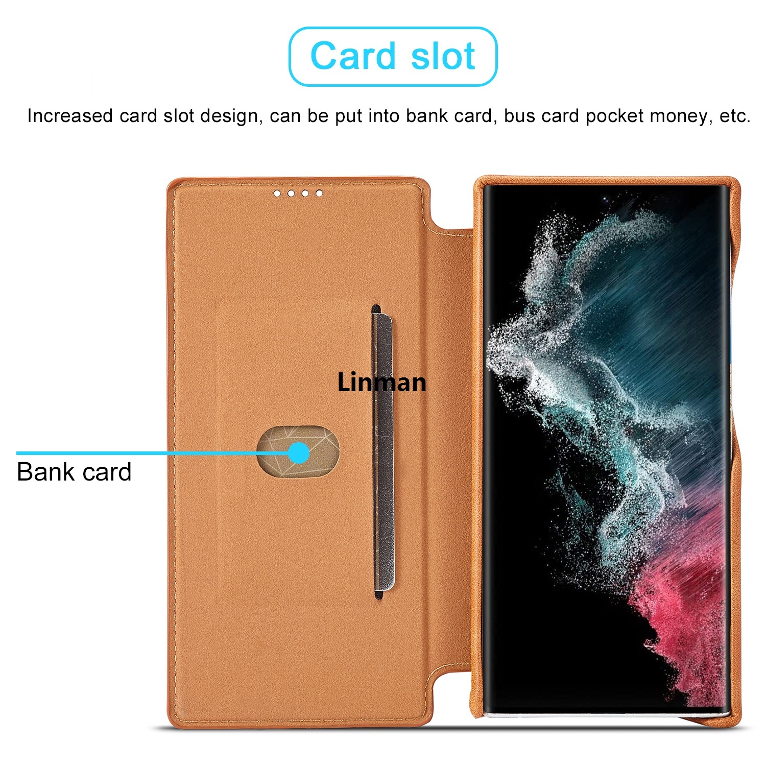 Luxury Ultra Thin Leather Case Flip Cover for Samsung S23 S22 S21 S20 FE Ultra S10 S9 S8 Plus A53 A54 A12 A22 A52 A31 A51 A71