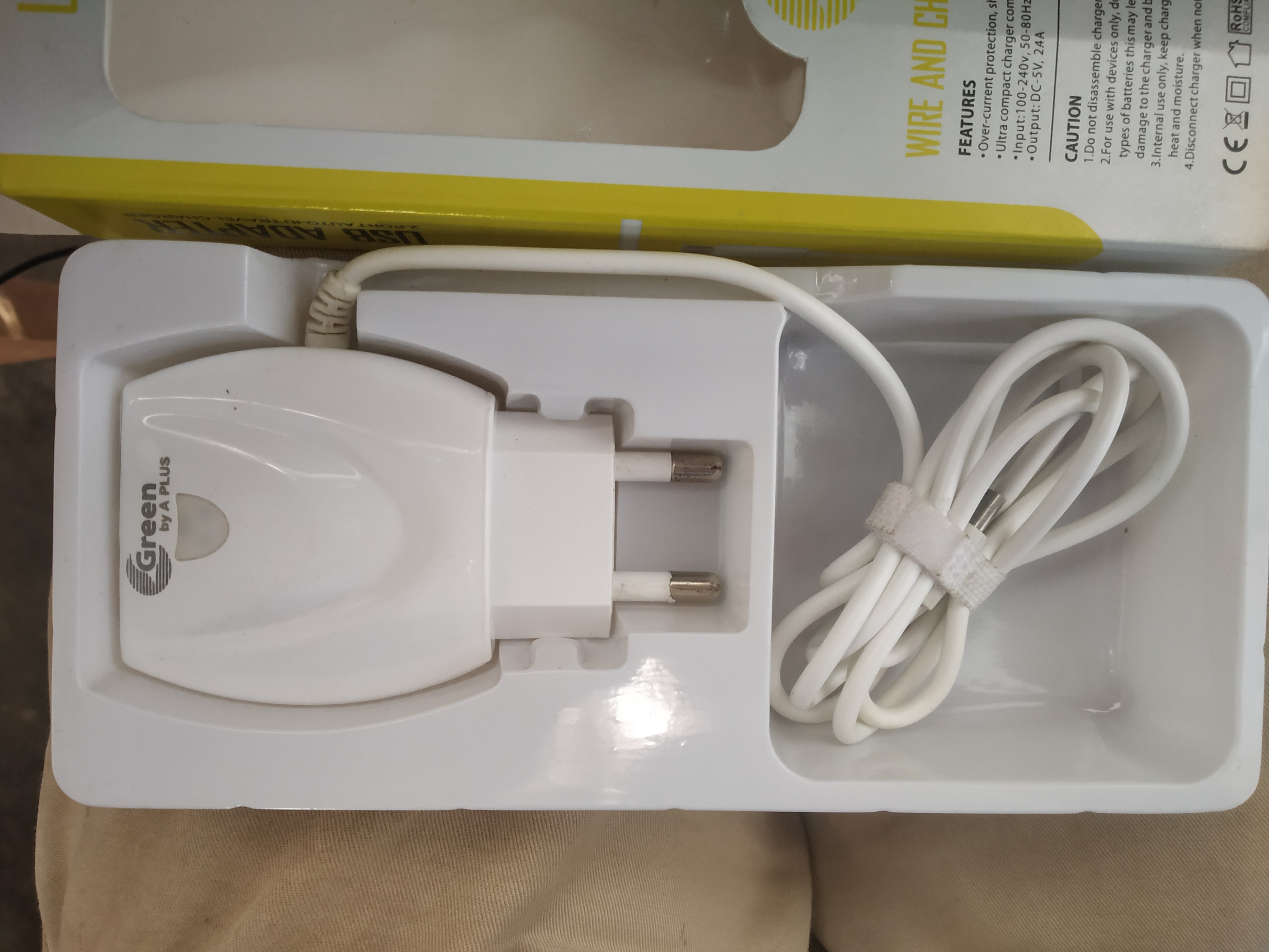 Green By A-Plus USB 2 Port