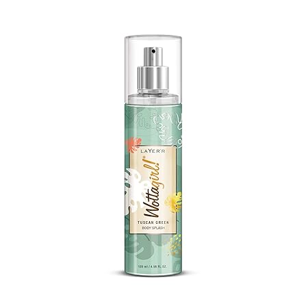 Layer'r Wottagirl Tuscan Green Body Splash For Women 135ml