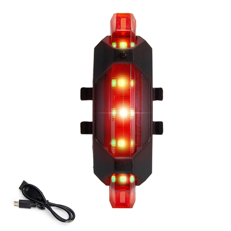 Bike Bicycle Light USB LED Rechargeable Set MTB Road Bike Front Back Headlight Lamp Flashlight Cycling Light Cycling Accessories Bles Online DZ-37A-39