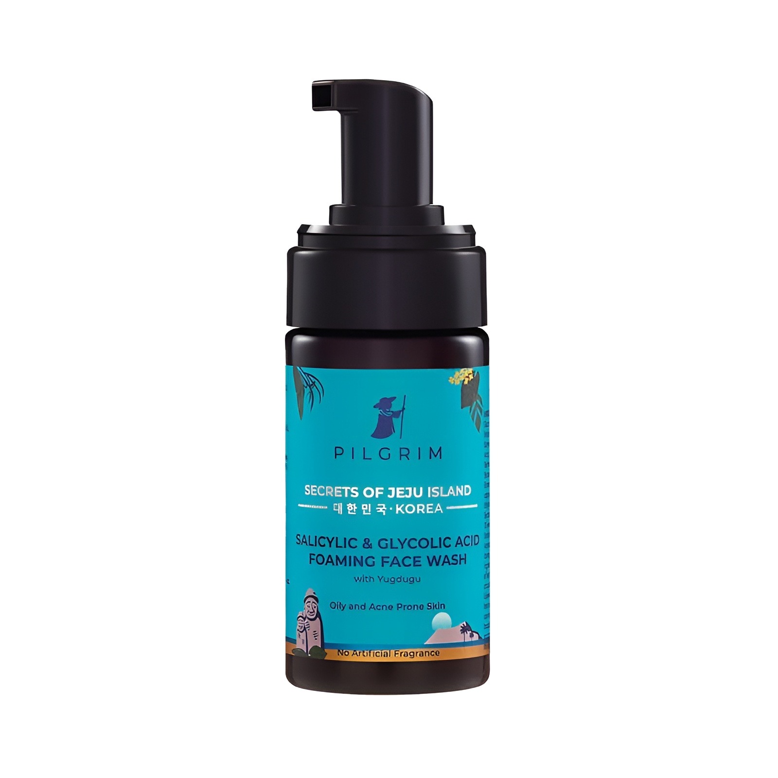 Pilgrim Salicylic Acid Foaming Face Wash with Glycolic Acid 120 ml