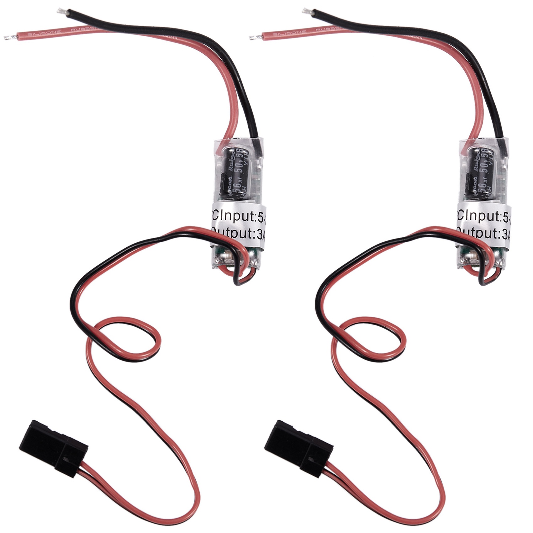 NAMUNY 2X Receiver Power Supply 5V/3A Brushless ESC External Type BEC UBEC Support 2-6S