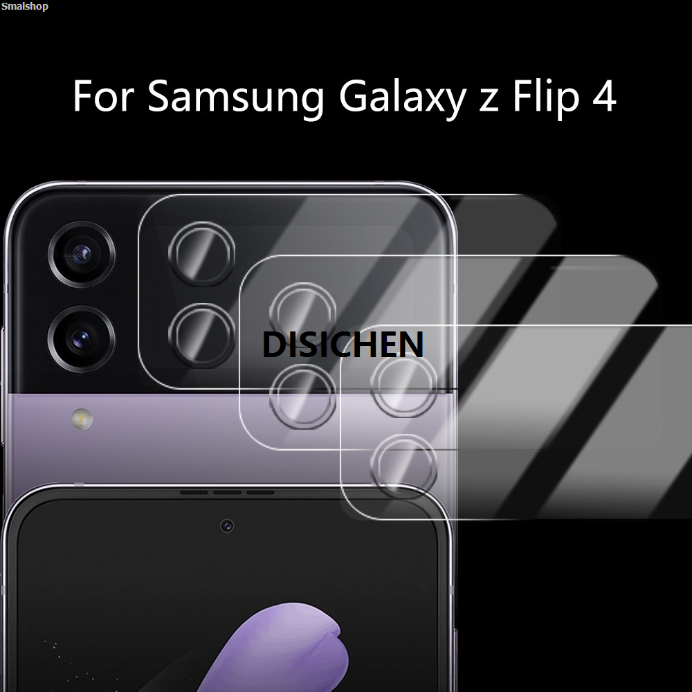 DISICHEN Smalshop Membrane Camera Lens Protection 4 1pc Glass Lens Protector (New) Tempered Bargain price Glass for Samsang Z Flip Full Coverage Scratch Resistant Affordable