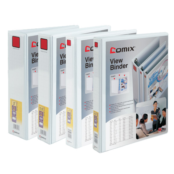 Comix 3 Inch 3 Ring view Binder/ Three Ring Binder from Mitrata