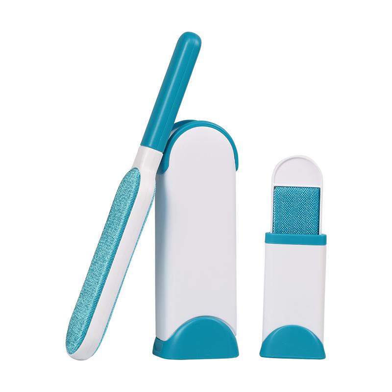 Pet Hair Removal Brush Sets Sofa Bed Sheet Dogs Cats Portable Household Cleaning Brush Combs