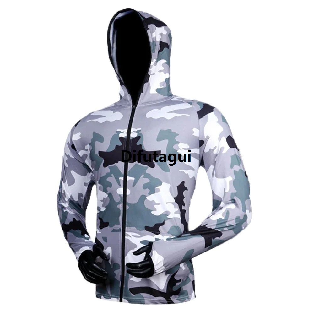 Difutagui 2024 New Summer Men Fishing Jerseys Sunscreen Shirt Breathable Bargain price Quick-drying Long sleeved sun protection Fishing Clothing
