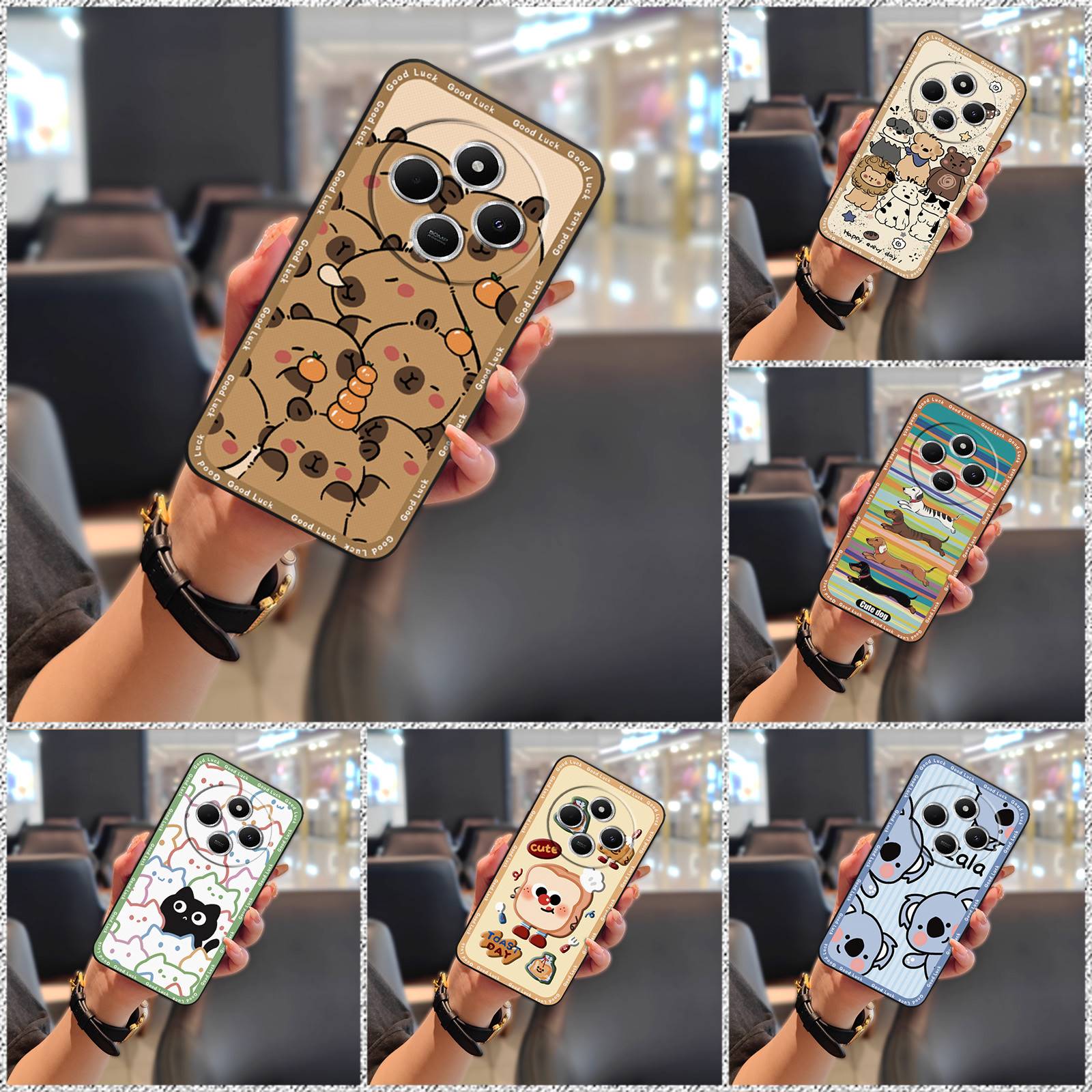 Waterproof Protective Phone Case For Redmi 14C 4G/14R 5G/A3 Pro 4G/POCO C75 Anti-dust Anti-knock Phone Pouch Mobile Case