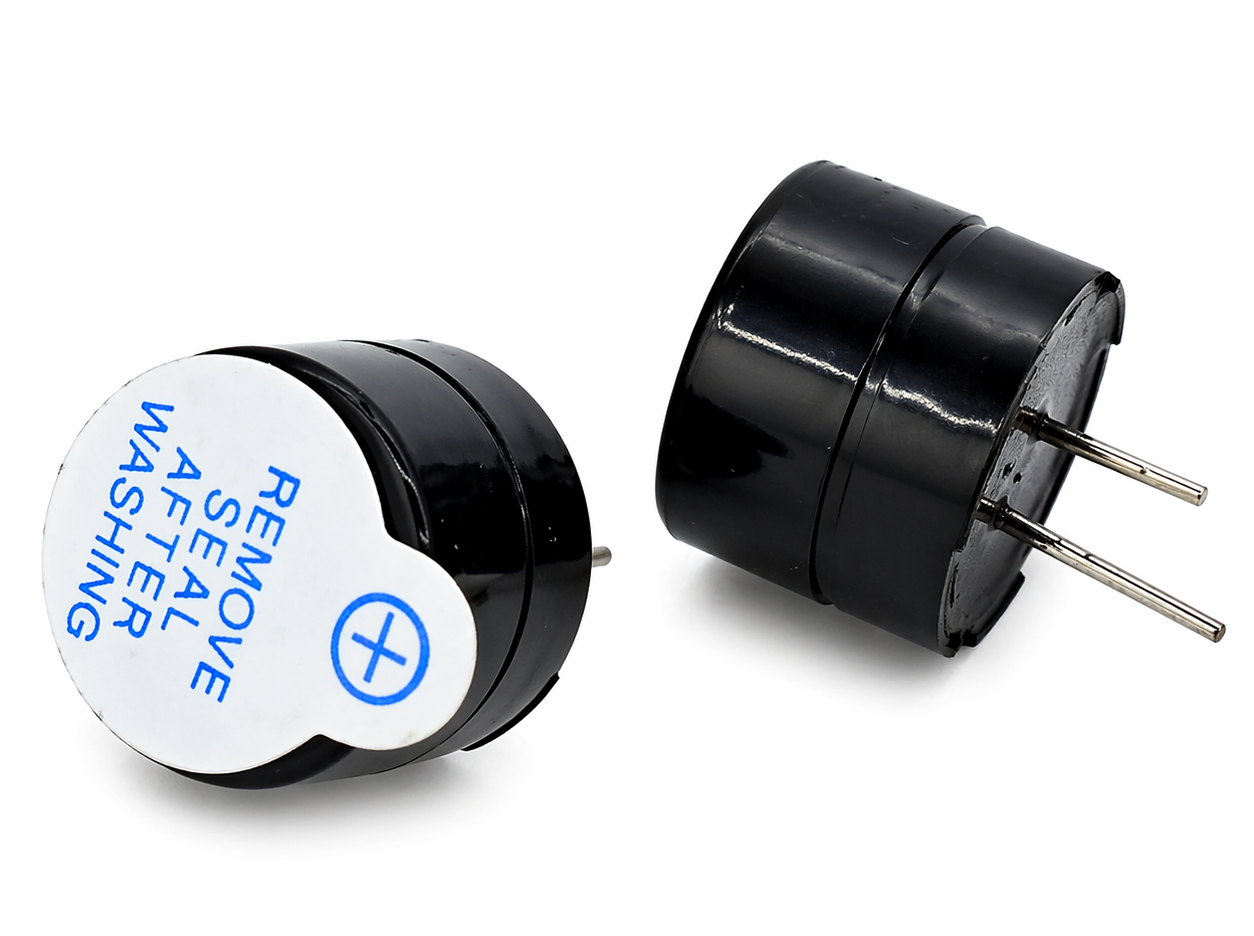 Active Piezo Buzzers mini 5V 12mm 2 Pcs