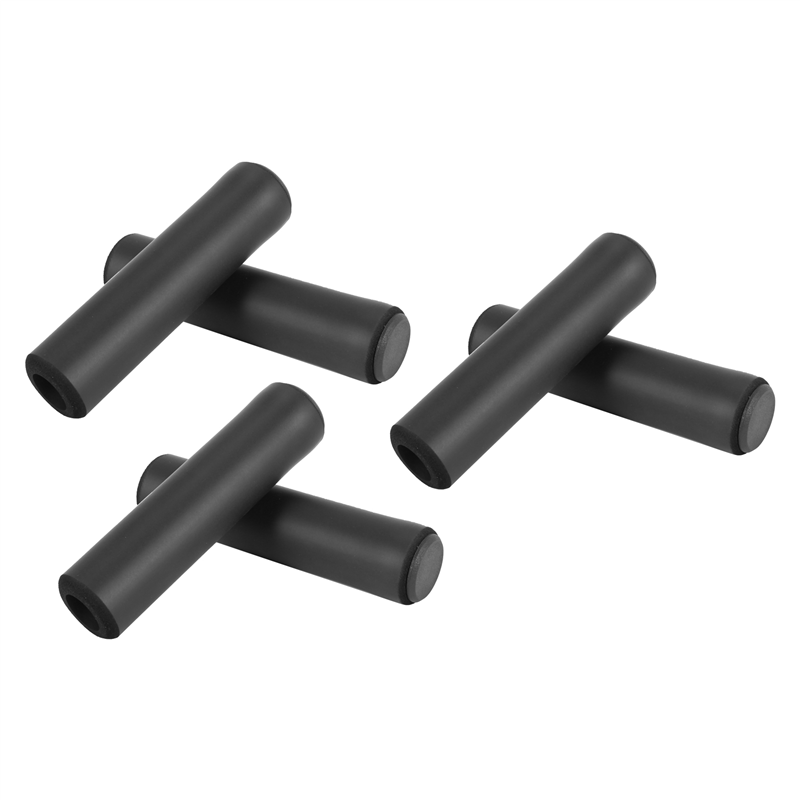 fasdaga 3X Handle Bar Grips Scooter BMX Mountain Bike Bicycle Cycle Ultralight Silicone（Black）